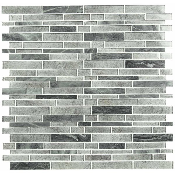 Msi Fountain Hills Interlocking 11.61 In. X 11.73 In. X 8 Mm Multi-Surface Mesh-Mounted Mosaic Tile, 10PK ZOR-MD-0303